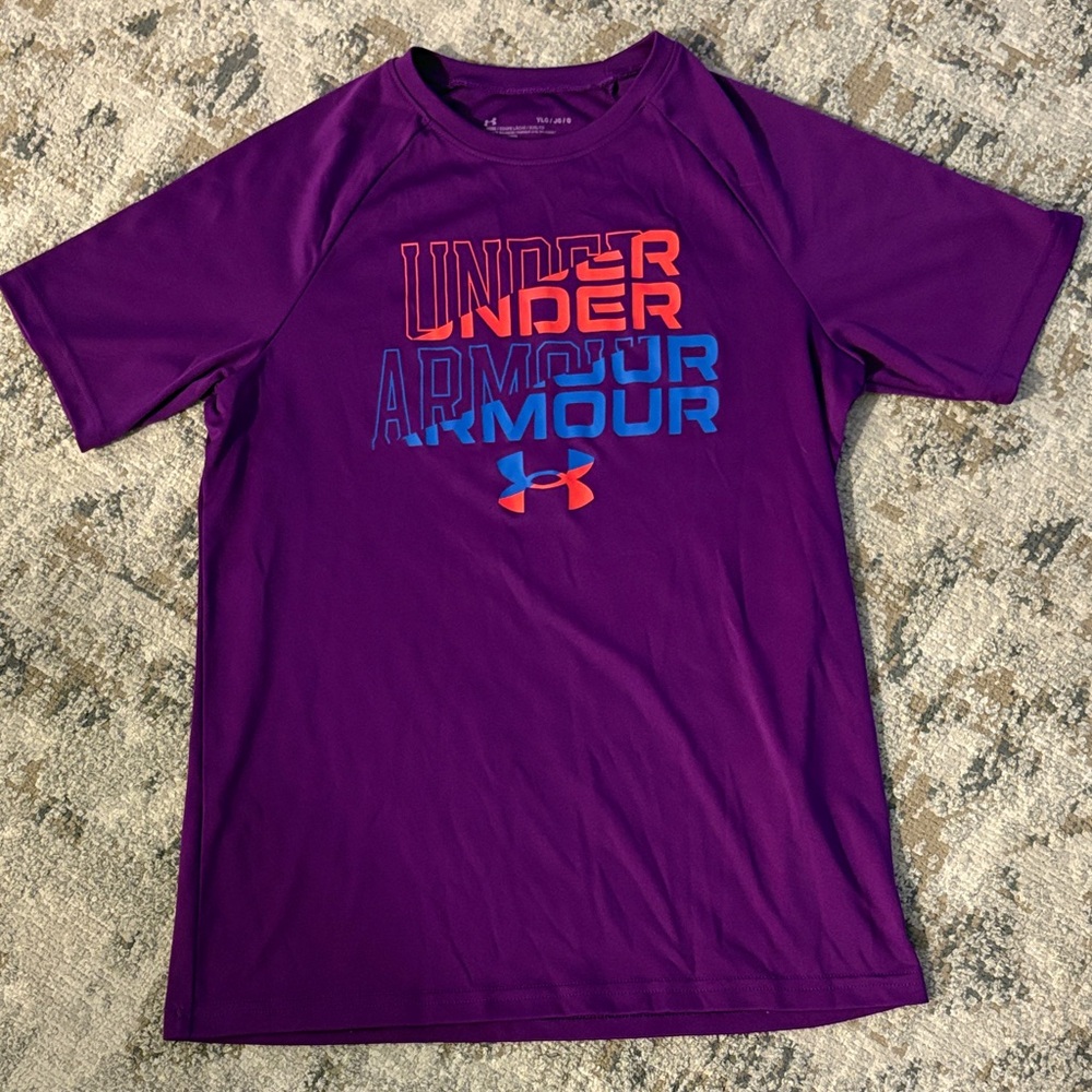 3 for $15 EUC Under Armour kids shirt size Large